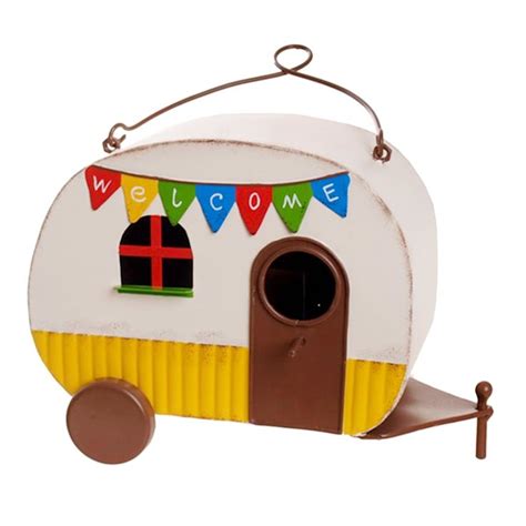 metal trailer bird house bird holiday|Trailer Birdhouse .